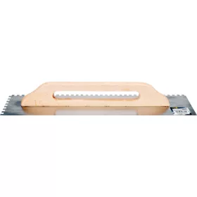   VOREL 06690 Fogazott glettvas rozsdamentes 580 x 130mm fogazás 8 x 8mm