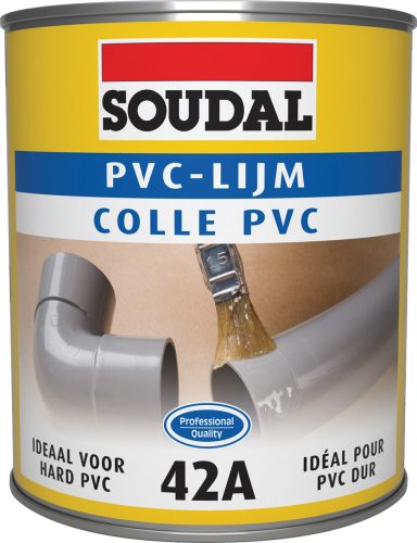 SOUDAL 100028 42A PVC cső ragasztó/1l