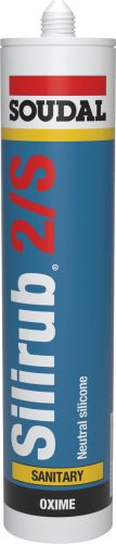 SOUDAL 104205 Silirub 2/S RAL:9006 310ml