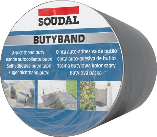 SOUDAL 111090 Butyband Plomb 15cm*10m