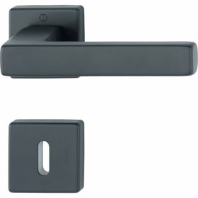   Hoppe Toulon rozettás garnitúra  Matt fekete OB 37-42 F9714-M