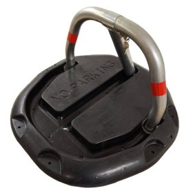 Parkolóőr zárbetétes erősített talpazat