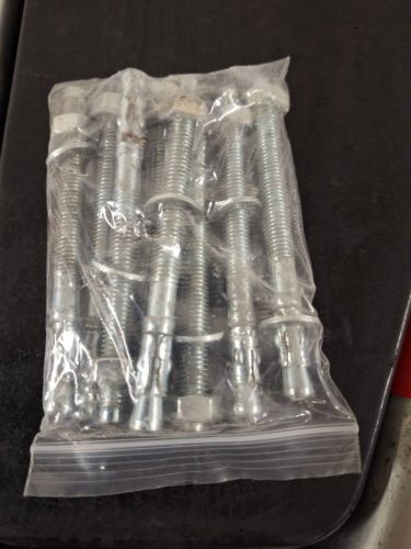 Parkolóőr zárbetétes erősített talpazat