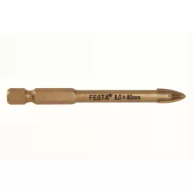 FESTA Üveg- és csempefúrószár 8 mm bit befogású