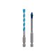 BOSCH EXPERT HEX-9 Hard Ceramic + Univerzális fúrószár 6 mm 1/4" bitbefogással (2 db) 2608902366