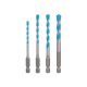 BOSCH EXPERT HEX-9 Univerzális fúrószár készlet 4 részes (4 / 5 / 6 / 8 mm) 1/4" bitbefogás 2608902368