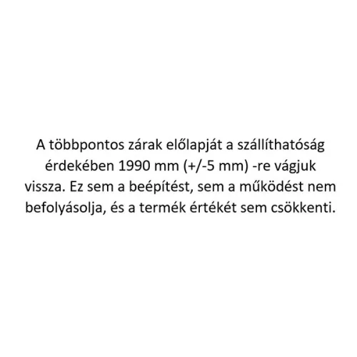 KFV AS8100 45/92/16 gombafejes kulcsműködtetésű