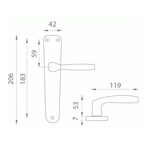 Cala Pajzsos Fekete 90 mm BB