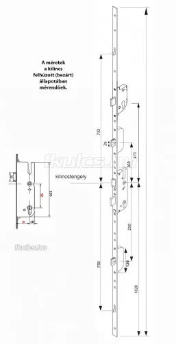 GU Secury Europa MR/R 35/92/16 RÉGI VERZIÓ