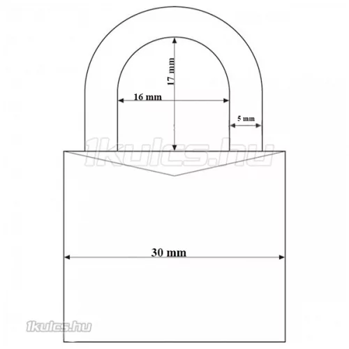 Abus 727TI/30 TWINS Titalium lakat