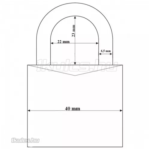 Abus 727/40 Titalium lakat