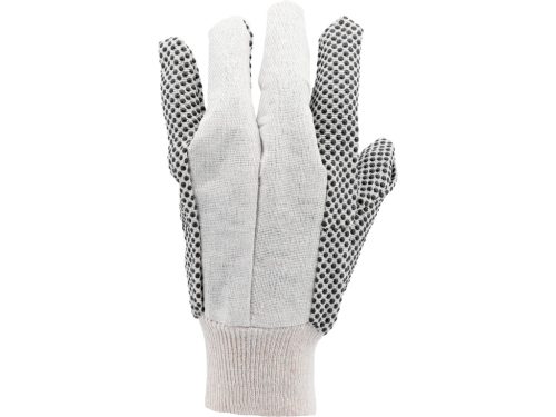 FLO 74100 Kertészkesztyű Pöttyös Mintával 10-Es