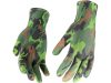 FLO 74113 Kertészkesztyű Zöld Terepmintával 8-As