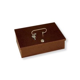 Pénzkazetta barna I-es méret 160x125x70