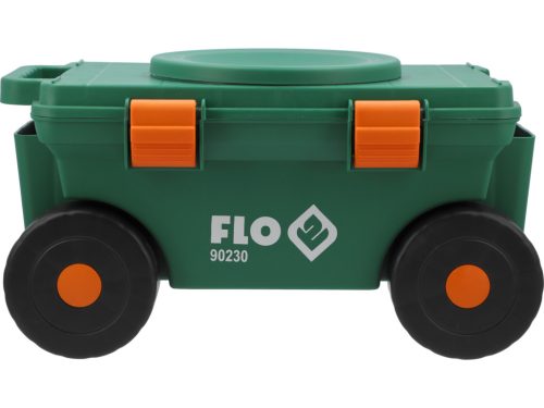 FLO 90230 Kerti Kocsi 360°-Ban Forgó Üléssel És Tárolóval