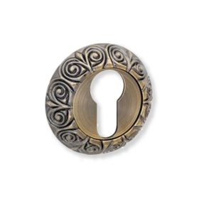 Bussare Classic kör rozetta Ant.Bronze Cilinderes