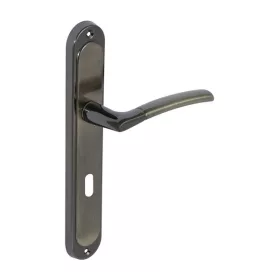   Bussare Fino A-13 hosszúcímes kilincs Graphite-Antique Bronz 55 Kulcsos