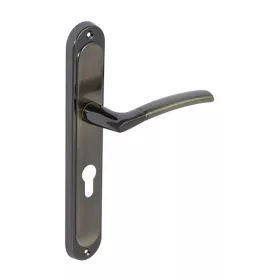   Bussare Fino A-13 hosszúcímes kilincs Graphite-Antique Bronz 72 Cilinderes