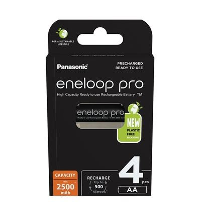 Eneloop BK3HCDE-4BE-N AA/ceruza 2500mAh Ni-MH akkumulátor 4db/csomag