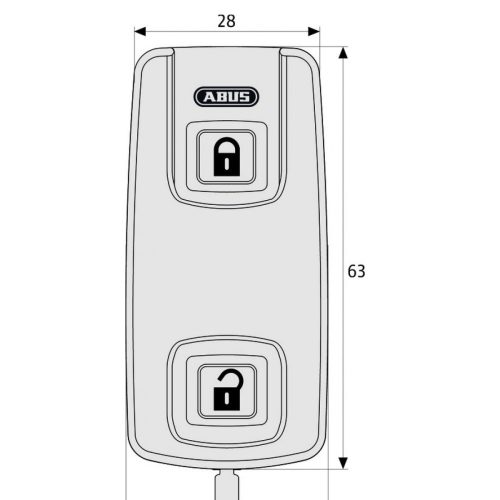 Abus HomeTech Pro CFF3100 Bluetooth távirányító CFA3100 termékekhez