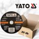 Yato YT-5927 Vágókorong fémre 230x2x22 (20db)