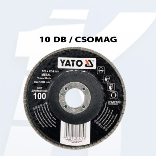 Yato YT-83273 Lamellás csiszoló 125/60 (10db)