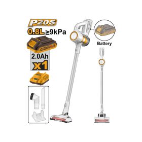   INGCO CVLI2006 Akkus porszívó 0,8 l 20 V (1 x 2,0 Ah akku + töltő)