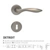 Detroit alu F8 rozettás WC