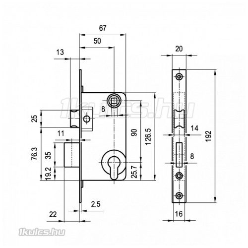 Euro Elzett 709 zár