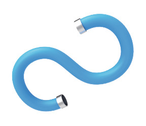 FALA 75671 Mosogató csaptelep fali fehér flexibilis csővel + tartozékok