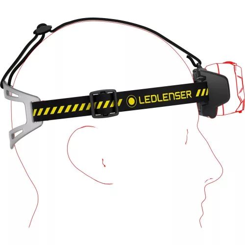 LEDLENSER HF8RC-502801 Core 1600lm/210m, Li-ion, tölthető fejlámpa, fekete