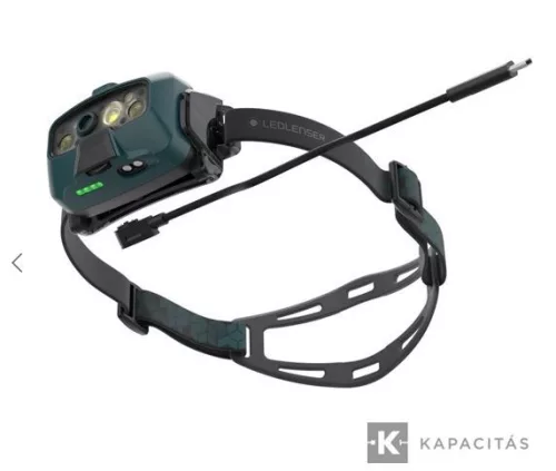 LEDLENSER HF8R Core 1600lm/210m, Li-ion, tölthető fejlámpa, zöld