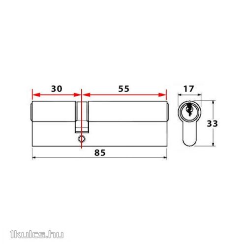 Icsa hevederzár betét 30x55 5K