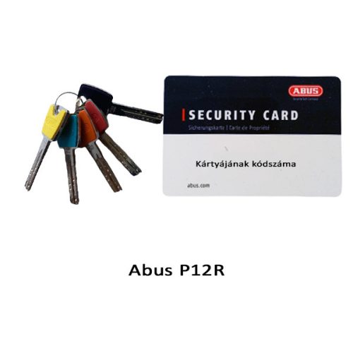 Gyártott kulcs (kód alapján) Abus P12R
