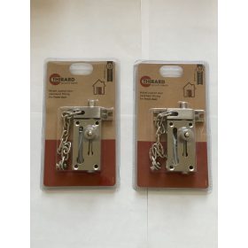 THIRARD Biztonsági ajtólánc és tolózár nikkelezett