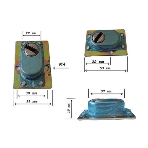 Hi-sec ajtóhoz ovális törésvédő