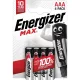 Energizer LR03MAX-CHP4 MAX 1,5V AAA/mikro alkáli elem 4 db/csomag