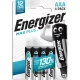 Energizer LR03MP-CHP4 MAX Plus 1,5V AAA/mikro alkáli elem 4 db/csomag