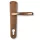 Hoppe Milano kilincs 90 Cilinderes F4