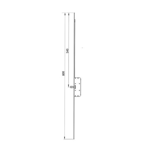 Euro-Elzett MultiModul Generikus Alsó elem 1 csap 16/800mm (A1P16/800RB)(EE-MM404)