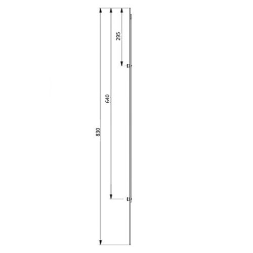 Euro-Elzett MultiModul Generikus Alsó elem 2 gomba 16/830mm (A2M16/830MC)(EE-MM500)