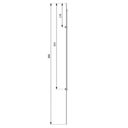 Euro-Elzett MultiModul Generikus Alsó elem 2 gomba 16/880mm (A2M16/880RO)(EE-MM402)