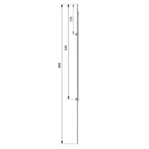 Euro-Elzett MultiModul Generikus Alsó elem 2 gomba 16/800mm (A2M16/800RV)(EE-MM400)