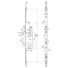 Euro-Elzett MultiModul Soft Basic Felfelé záró Főzár 25/92 Kilincsemeléses (MMB 25/92/16/8/400)(EE-MM005)