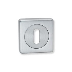Bussare Comfort négyzet rozetta Brushed Chrome Kulcsos