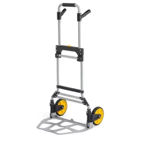   Alumínium összecsukható szállítókocsi, molnárkocsi szürke-fekete MY011