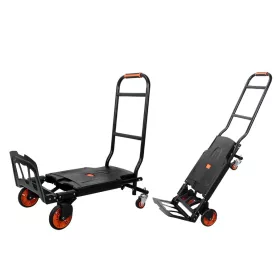   Alumínium összecsukható szállítókocsi, molnárkocsi fekete