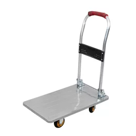 Acél raktárkocsi, kézikocsi 58x40cm, 75kg teherbírás