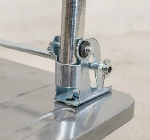 Acél raktárkocsi, kézikocsi 58x40cm, 75kg teherbírás