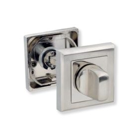 Bussare Classic négyzet rozetta Satin Chrome WC